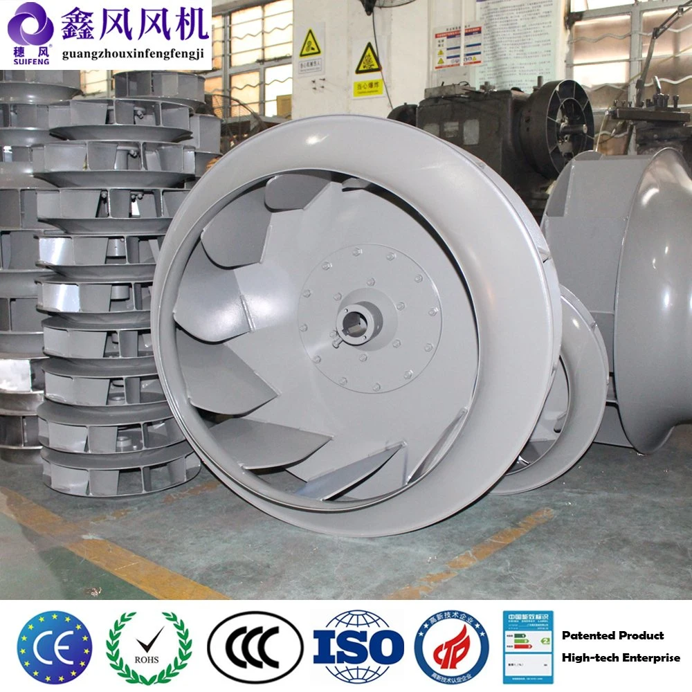 365mm Hot Sales for Cooling Tower Double Inlet Backward Curve Centrifugal Fan Wheel