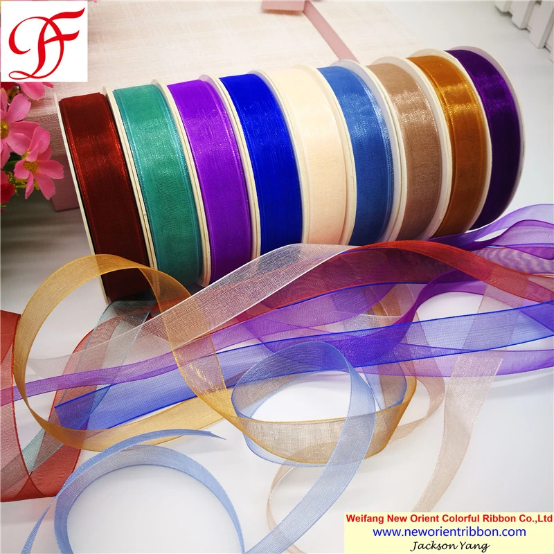 Nylon Sheer Organza Ribbon for Wedding/Accessories/Wrapping/Gift/Bows/Packing/Xmas Decoration