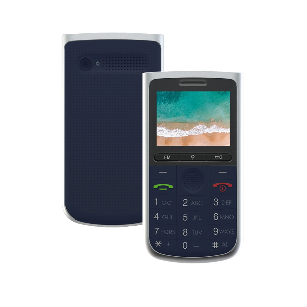 ميزة LTE من الجيل الرابع من هواتف Old Man الفريدة في الصين هاتف GSM SOS Hotkey Box Speaker 2500 mAh Senior Phone USB C Port (المنفذ ج)