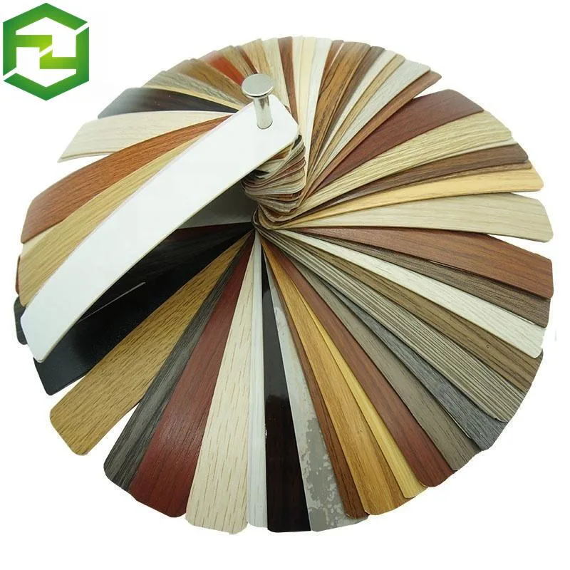 High quality/High cost performance Furniture Solid Color PVC Edge Banding Woodgrain Tape