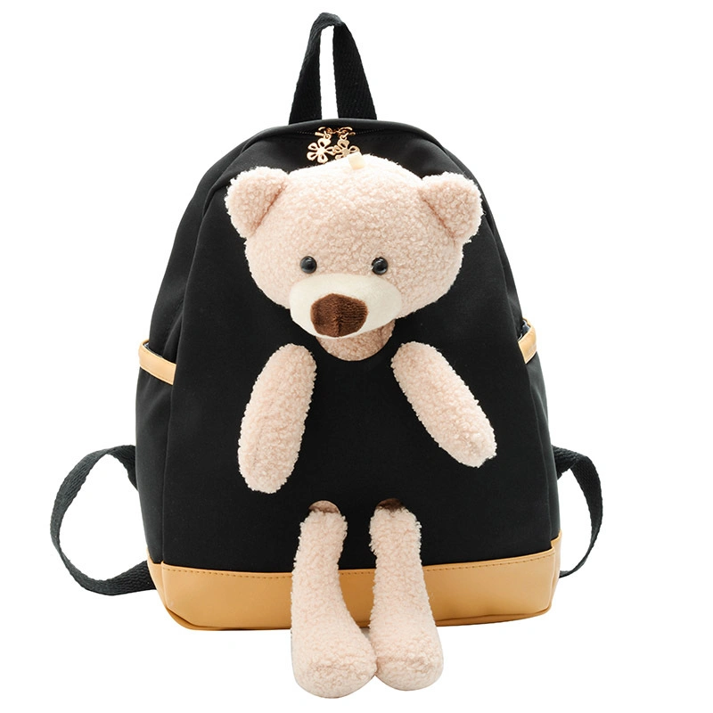 Bolsa de algodón de diseño animal de oso de cute barata