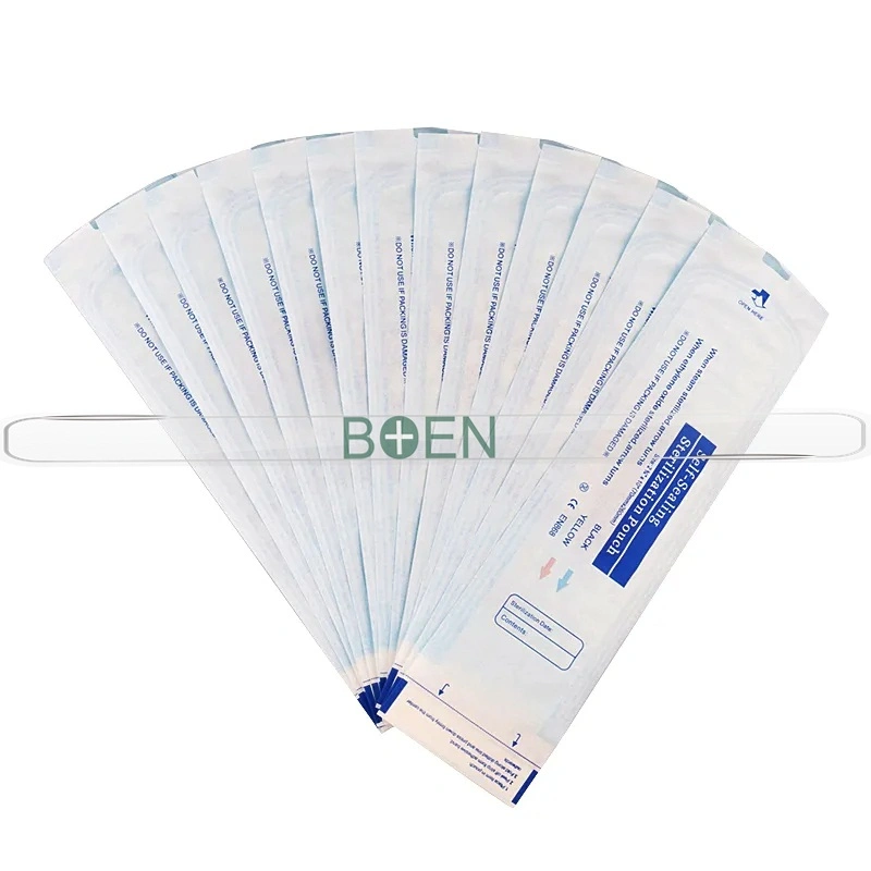 Medical Self Sealing Autoclave Sterilization Pouch Sterilizer Bag for Dental Instruments Packaging