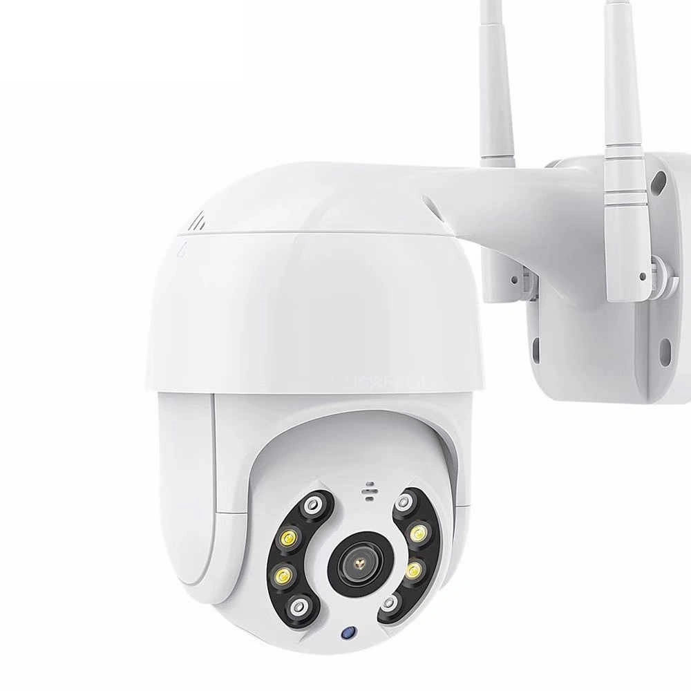 3MP caméra IP WiFi 1080p HD PTZ sans fil de sécurité CCTV suivi automatique de Plein Air Zoom numérique 4x Mini caméra de surveillance