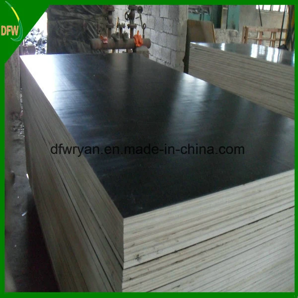 Waterproof Poplar Core Black Film 17mm Plywood for Building Using