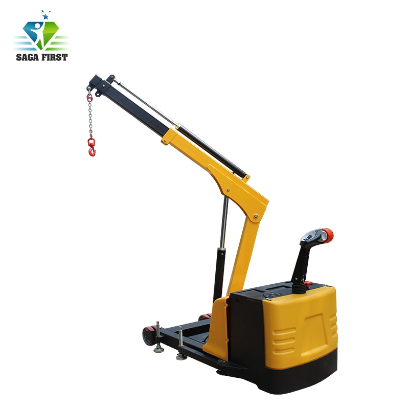 1000kg Hydraulic Electric Workshop Floor Crane Freight Engine Lift