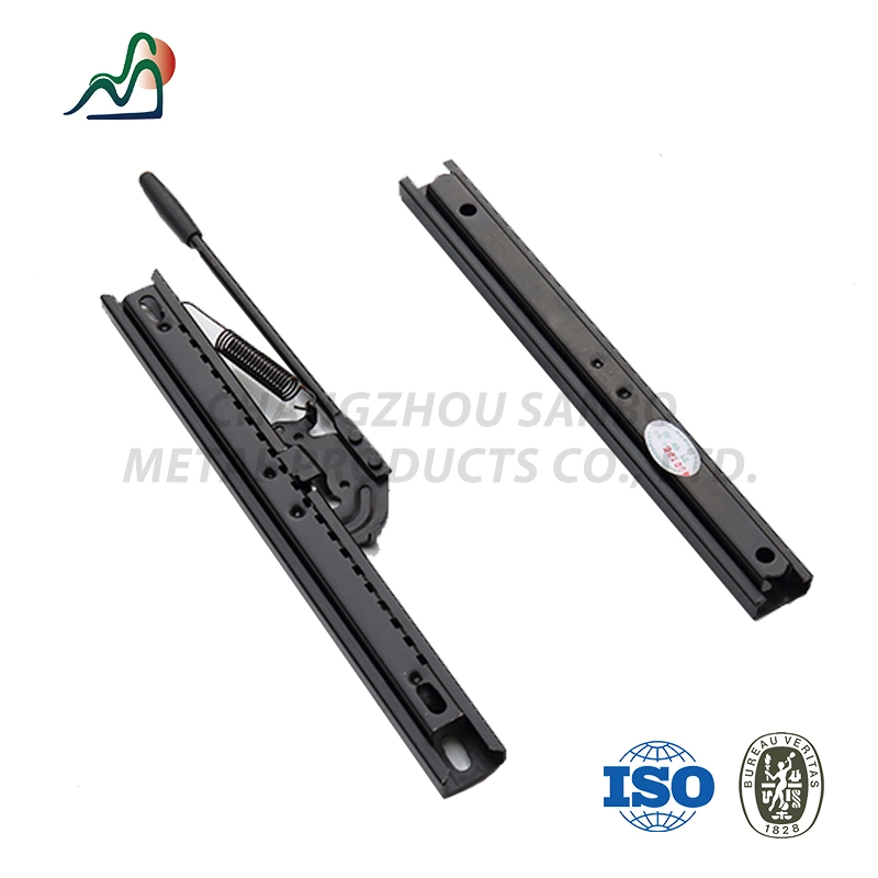 Professional Production 320mm Black-Coated Ordinary C Type Double Lock Welding Riveting Bracket of Auto Accessory