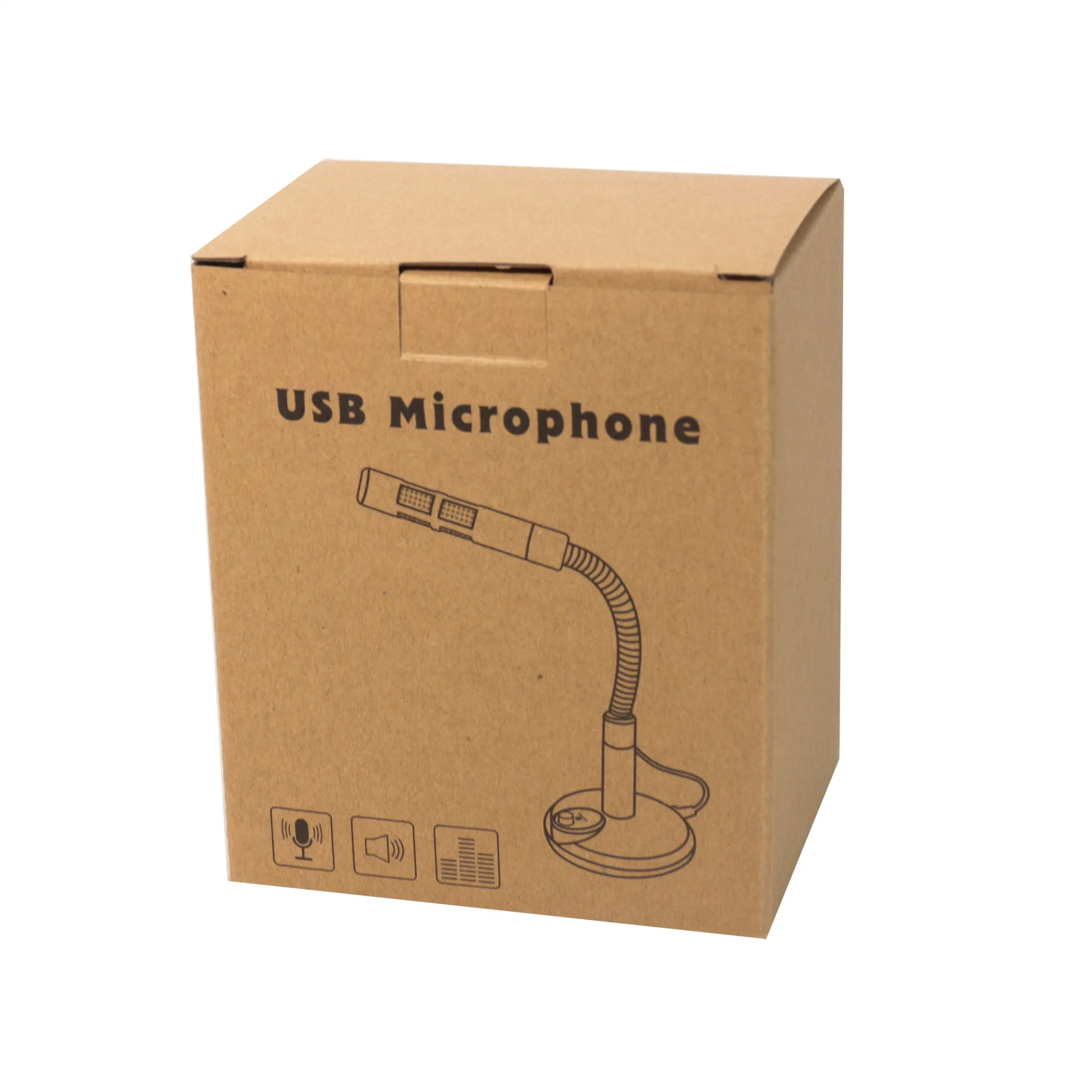 Réunion à distance du condenseur câblés USB Microphone de bureau USB pour PC ou Mac pour ordinateur portable de jeu d'enregistrement