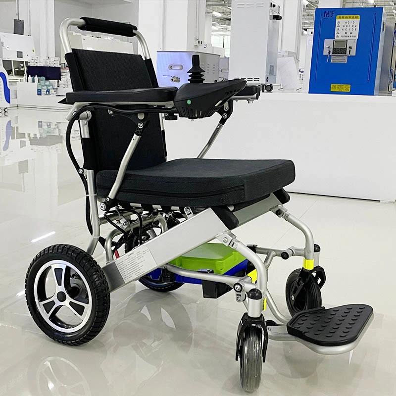 Biobase Electronic Wheelchair Aluminum Alloy Power Chair Folding for Home& Hospital