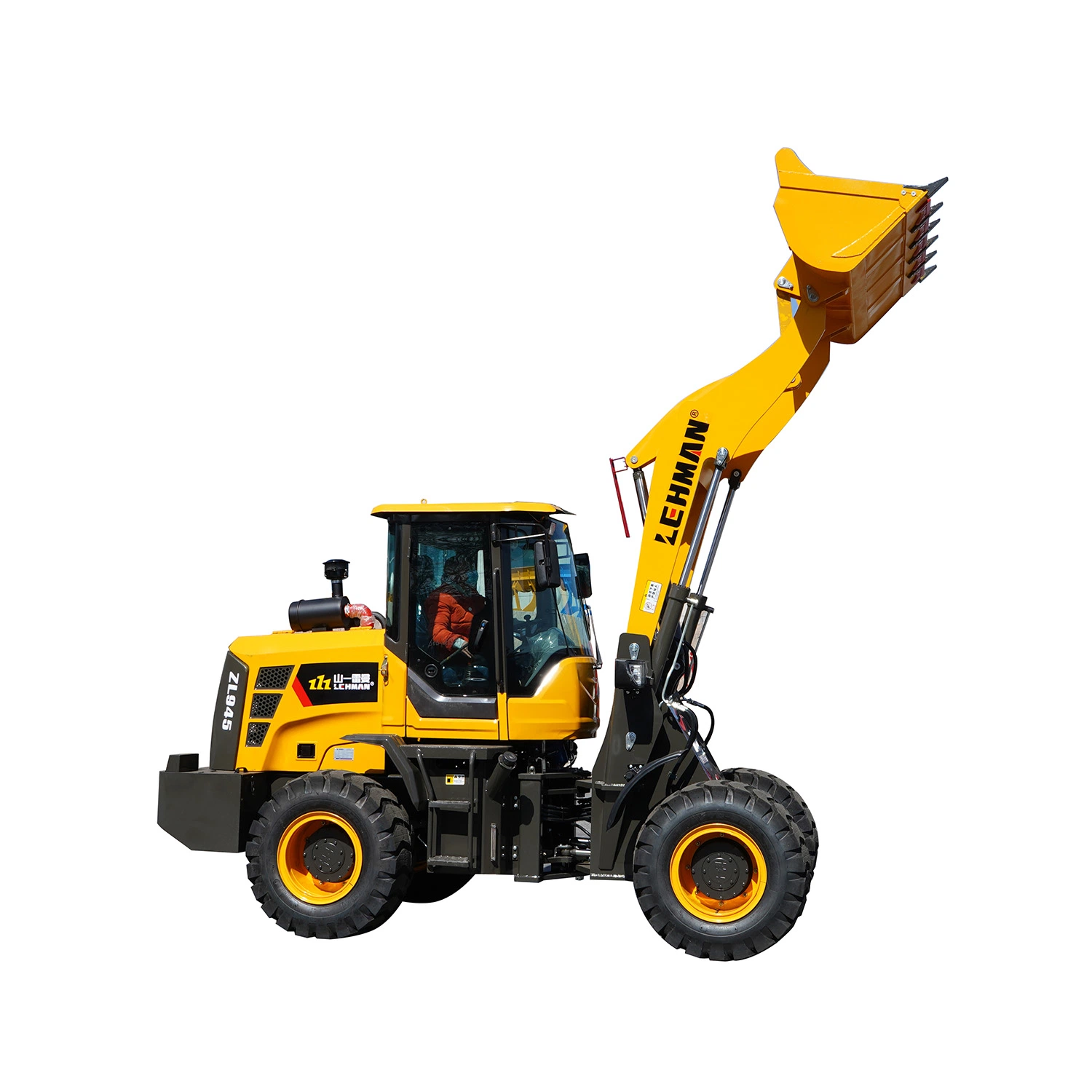 New Construction Equipment Mini Loader with Quick Hitch Wood Fork