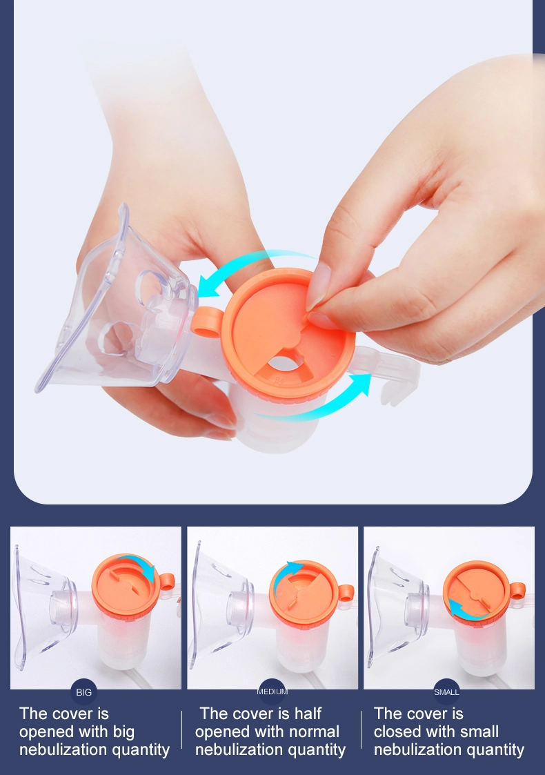 Factory Supply Air Compressing Portable Compressor Nebulizer Mesh Nebulizers Nebulizer Mask Nebulizer Machine for Children