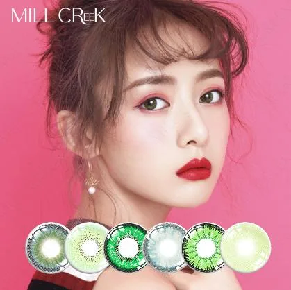 Wholesale Very Cheap Eye Contact Lenses Soft Circle Cosmetic Color Contact Lens 1 Year Color Lens Green Contact Lens