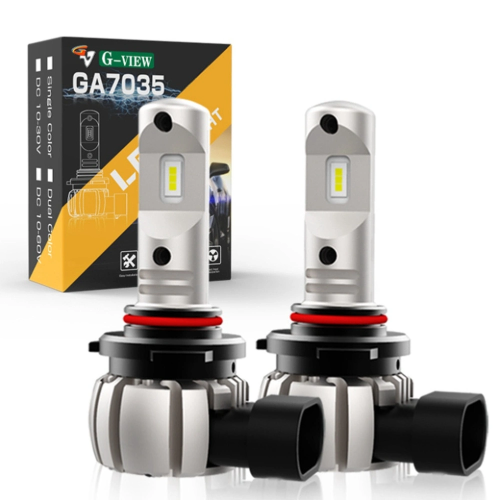 G-View LED مربع حزمة ODM&amp;OEM H1 H4 H7 H8 H11 H10 9005 9006 قطع غيار السيارات