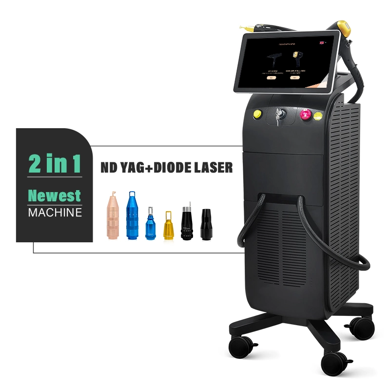 755+808+1064 Diode Laser Hair Removal Beauty Machine Tattoo Removal ND YAG Beauty Equipment
