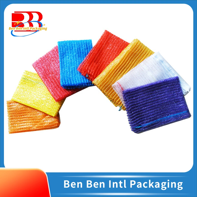 Egp Onion Packing Poly Mesh Bags Agriculture Vegetables Packing PP 25kg Package Offset Printing Drawstring Recyclable Accept