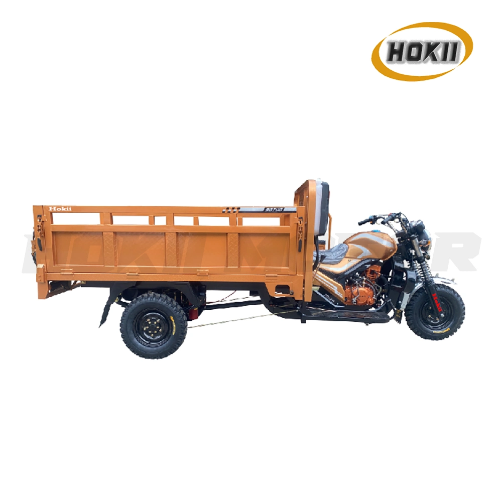 Hokii Motor Fabricante 2023 Nuevo Modelo 250cc triciclo eléctrico gasolina Transporte de carga Triciclo para la venta