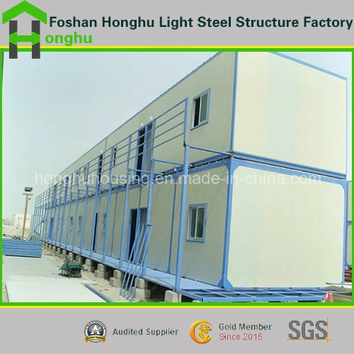 Widely Used Light Steel Frame Prefabricated Container House Cafe/Hotel/Toilet/Store