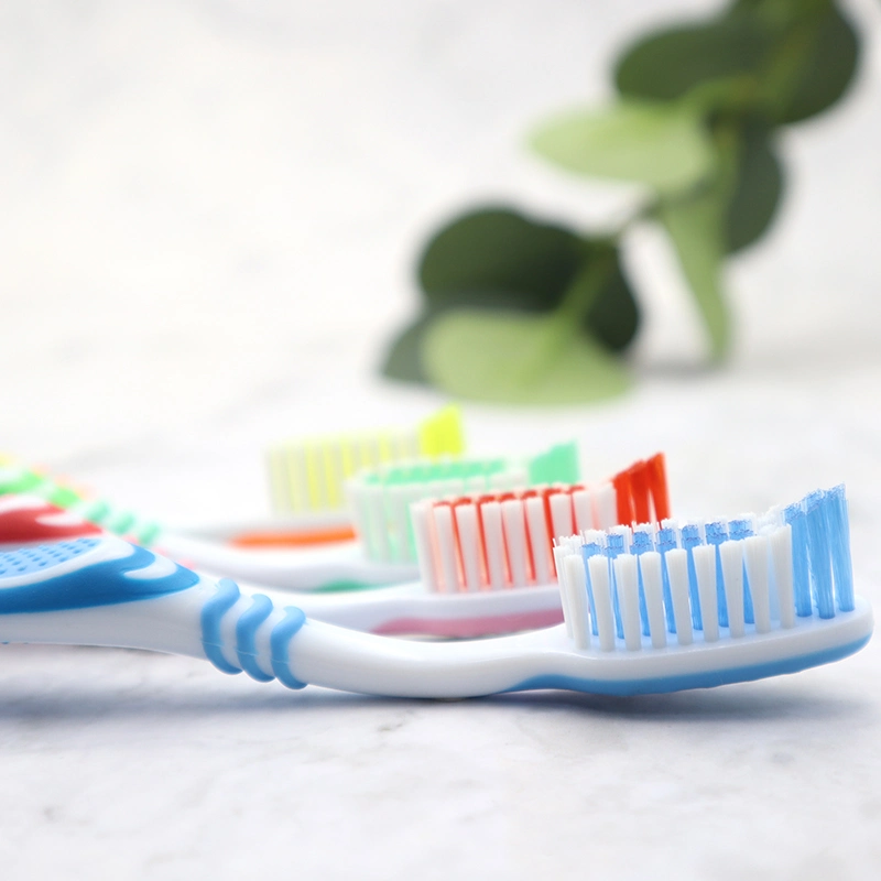 Hot Sale Nylon Brisltes Anti-Slip Handle Oral Care Custom Logo Adult Toothbrush