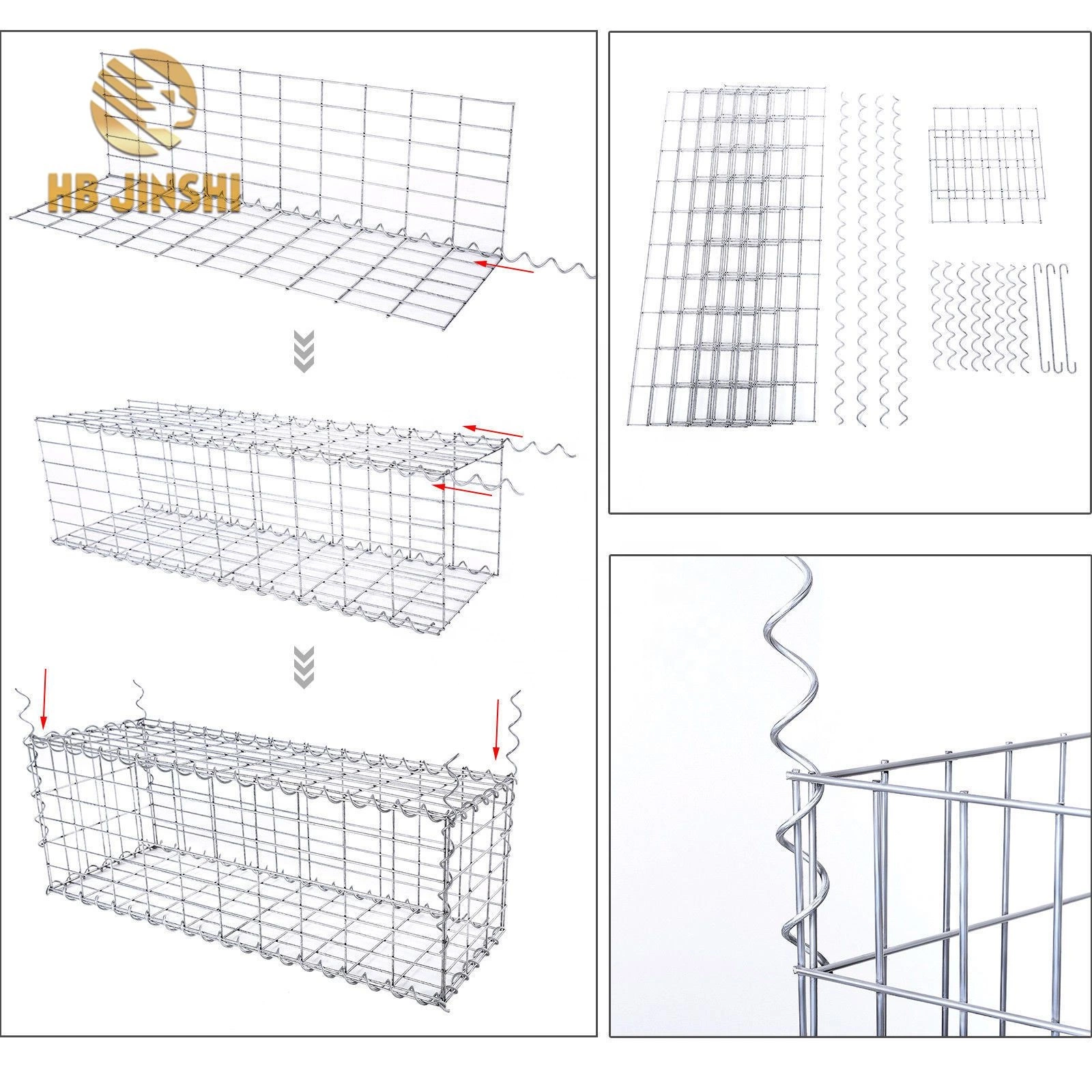 Manufacturer Buy Wire Mesh Landscape Design Gabion Bag Cost