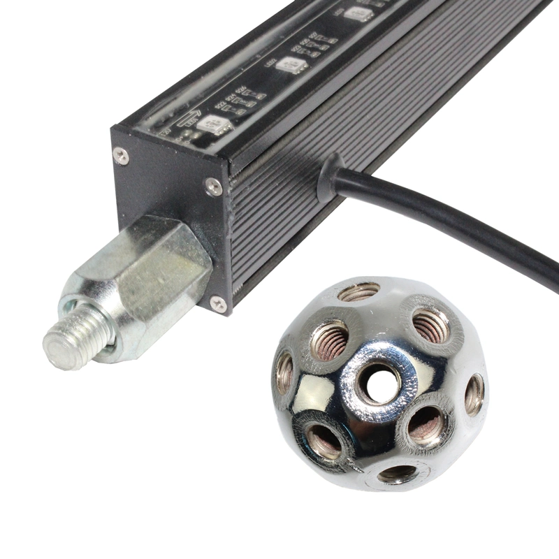 DC12/24V Geometric Aluminum Housing DMX RGB Disco Stage LED Light Bar