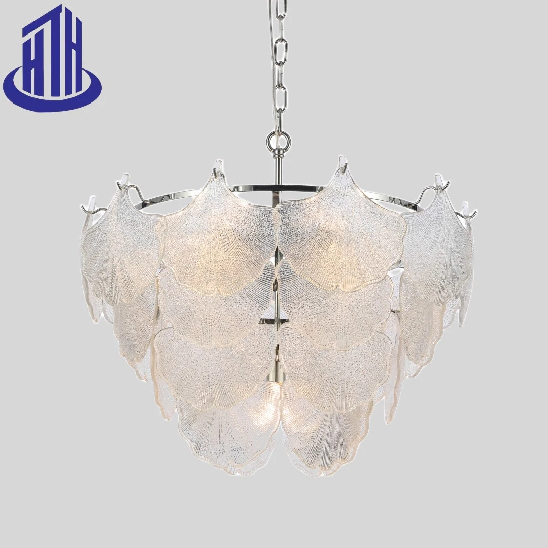 Chandeliers Popular Ginkgo Leaf Romantic Dream Illuminative Pendant Chandeliers for House Room