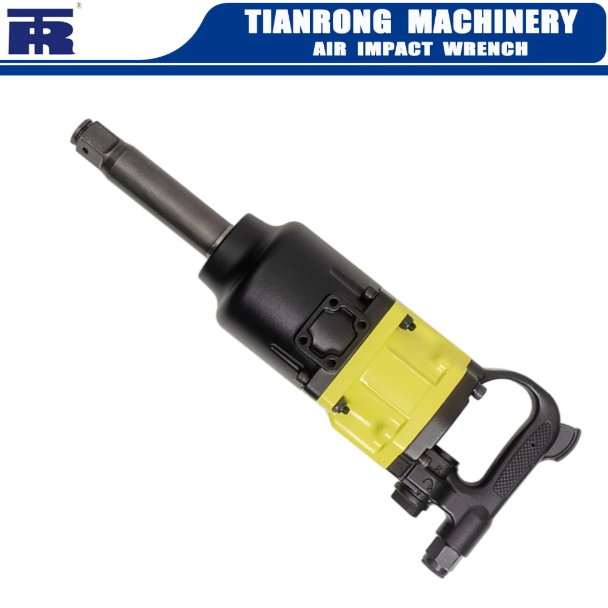 Industrial Impact Wrench, Pneumatic Tool, with 1 Inch Square Drive, Pinless Hammer Structure, High Levels of Torque Output, Handle Larger Bolts and Nuts