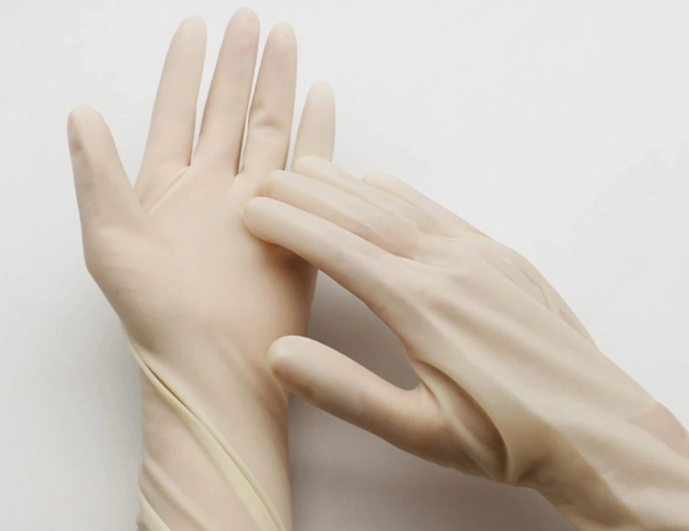 Disposable Medical Sterile Long Sleeve Latex Gynecological Gloves