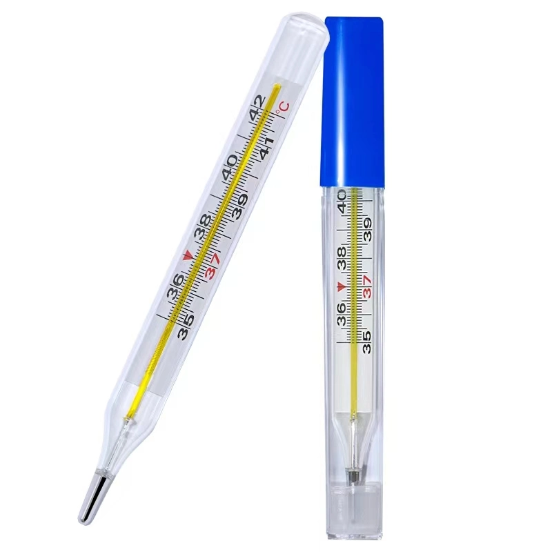 Factory Direct Supply Mercury-Free Glass Thermometer for Health Care