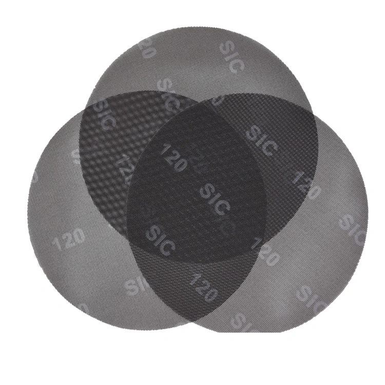 115*280mm Aluminium Oxide Silicon Carbide Abrasive Tooling Sanding Net with Dust-Free for Furniture Auto Wood Alloy Stone Plastic Floor Polishing