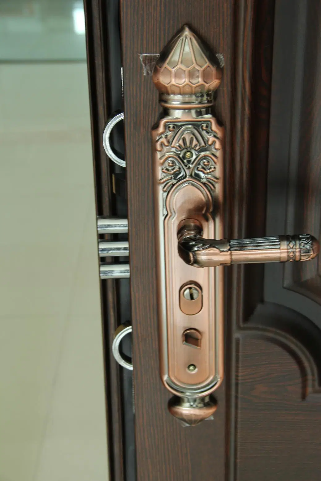 UV-Proof Copper Paint Steel Doors Single