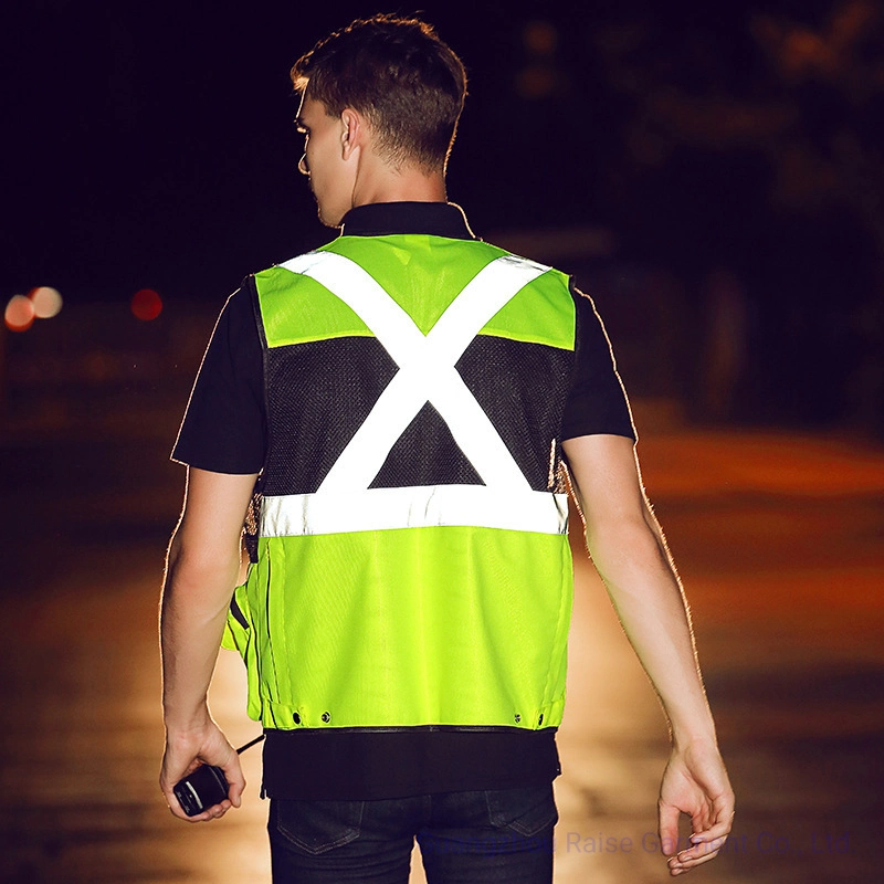 Utility Reflective Polyester Mesh Safety Vest