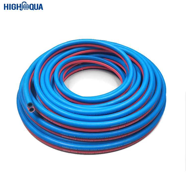 Grade T Heat Resistant Twin Welding Rubber Hose for Gas