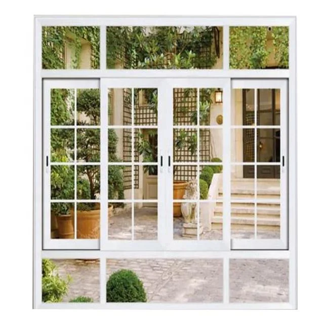 Horizontal Sliding Aluminum Alloy Frame Metal Glass Window