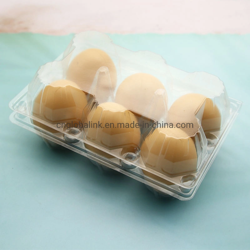 Plastic Clamshell Chicken Egg Tray Container