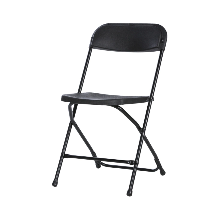 Luxury Black Traditional Outdoor Furniture Garden Plastic Folding Chair for Events