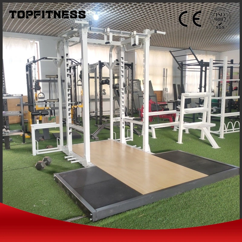 Chinese Manufacturer Commercial Squat Rack Fitness Equipment Multifunctional Pull-up Bar Fitness Adjustable Squat Rack with Weightlifting Platform