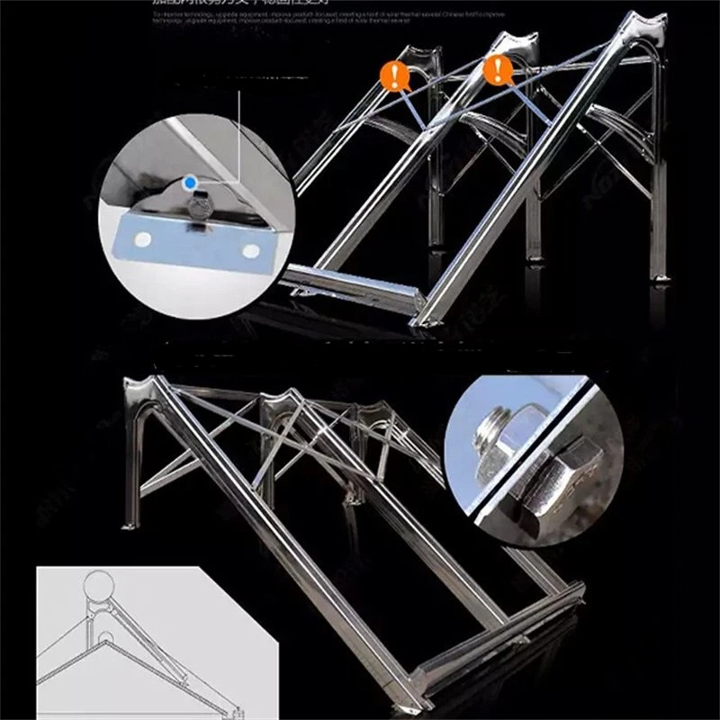 Calentador de agua solar Calefacción eléctrica automática integrada para el hogar Acero inoxidable Energía solar