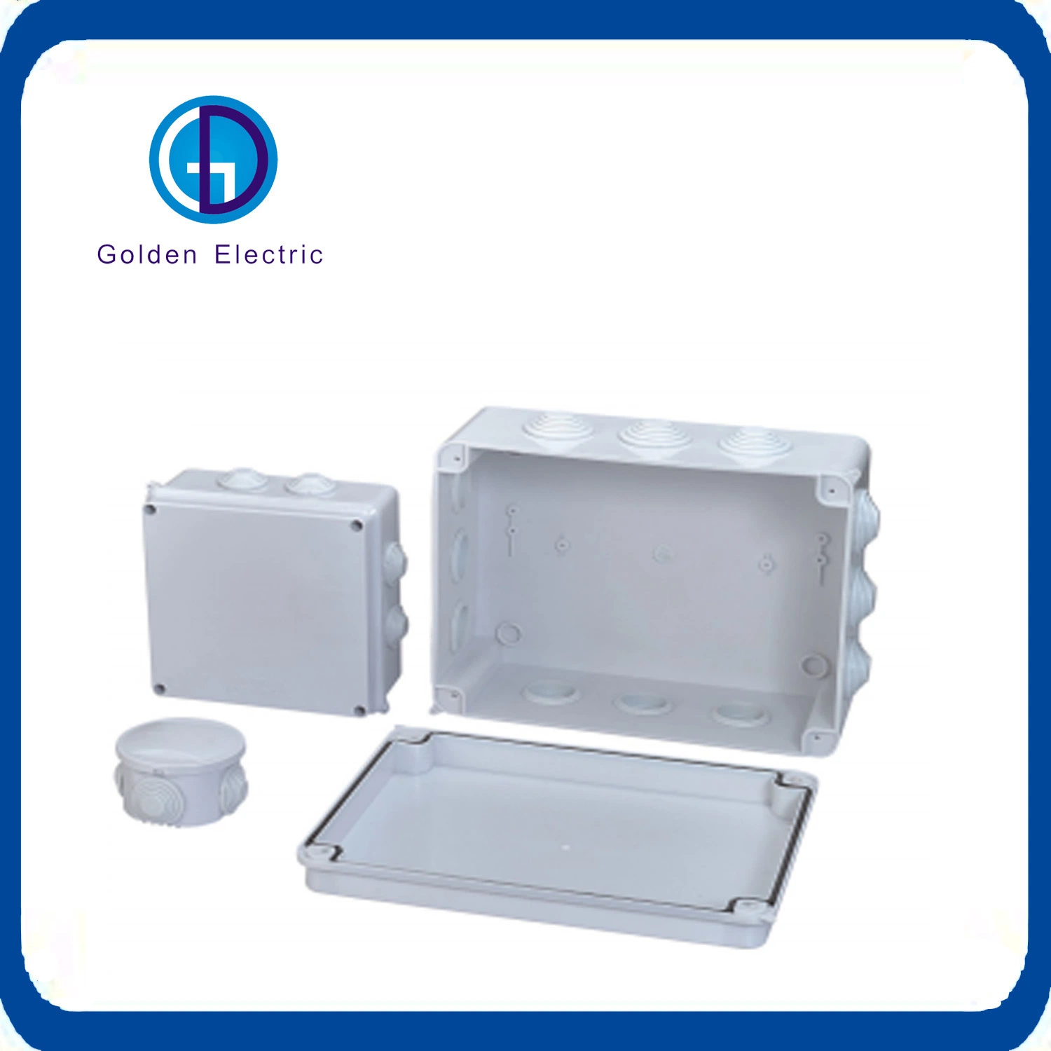 IP65 Jk Series Grey Outdoor Galvanized Electrical Enclosures Junction Boxes