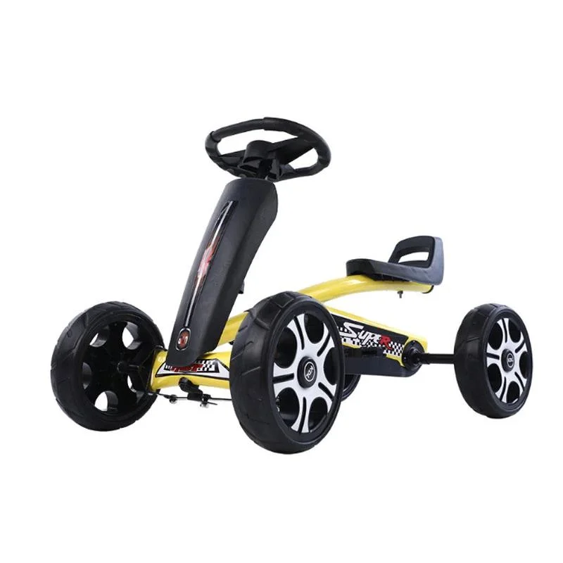 Matériau acier épaissi voiture à quatre roues à la mode Go Kart pour enfants