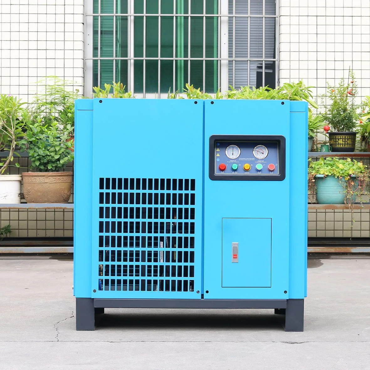 80c High Inlet Temperature Air Compressor Refrigeration Dryer Manufacturer R410A Refrigerated Compressed Air Dryer