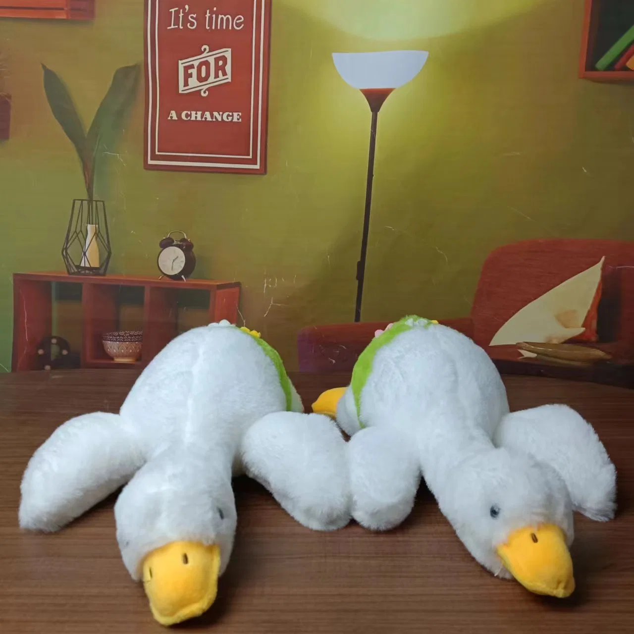Spring Duck Hot Selling Soft Toys Custom Stuffed Animal Manufacturer 25cm Doll Plush Toy for Claw Crane Machine