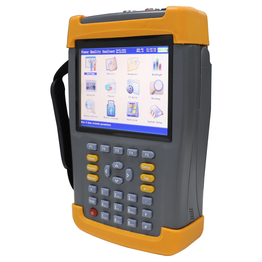 Portable Handheld 3 Phase Power Quality Analyzer