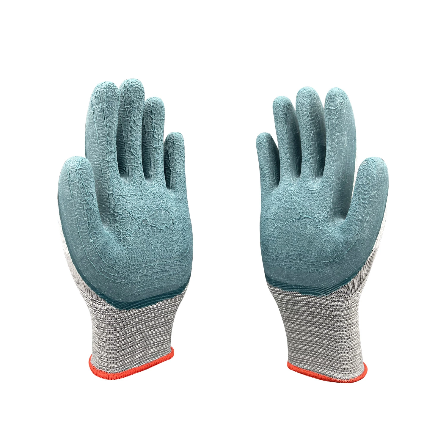 Factory Custom Latex Foam Coated Knit Safety Gloves Garden Work Gloves