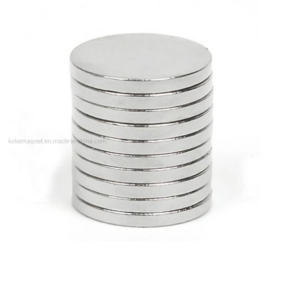 Qualified Industrial Rare Earth Permanent Neodymium Iron Bron Magnet High quality N35 N52 imanes circular round disc magnet