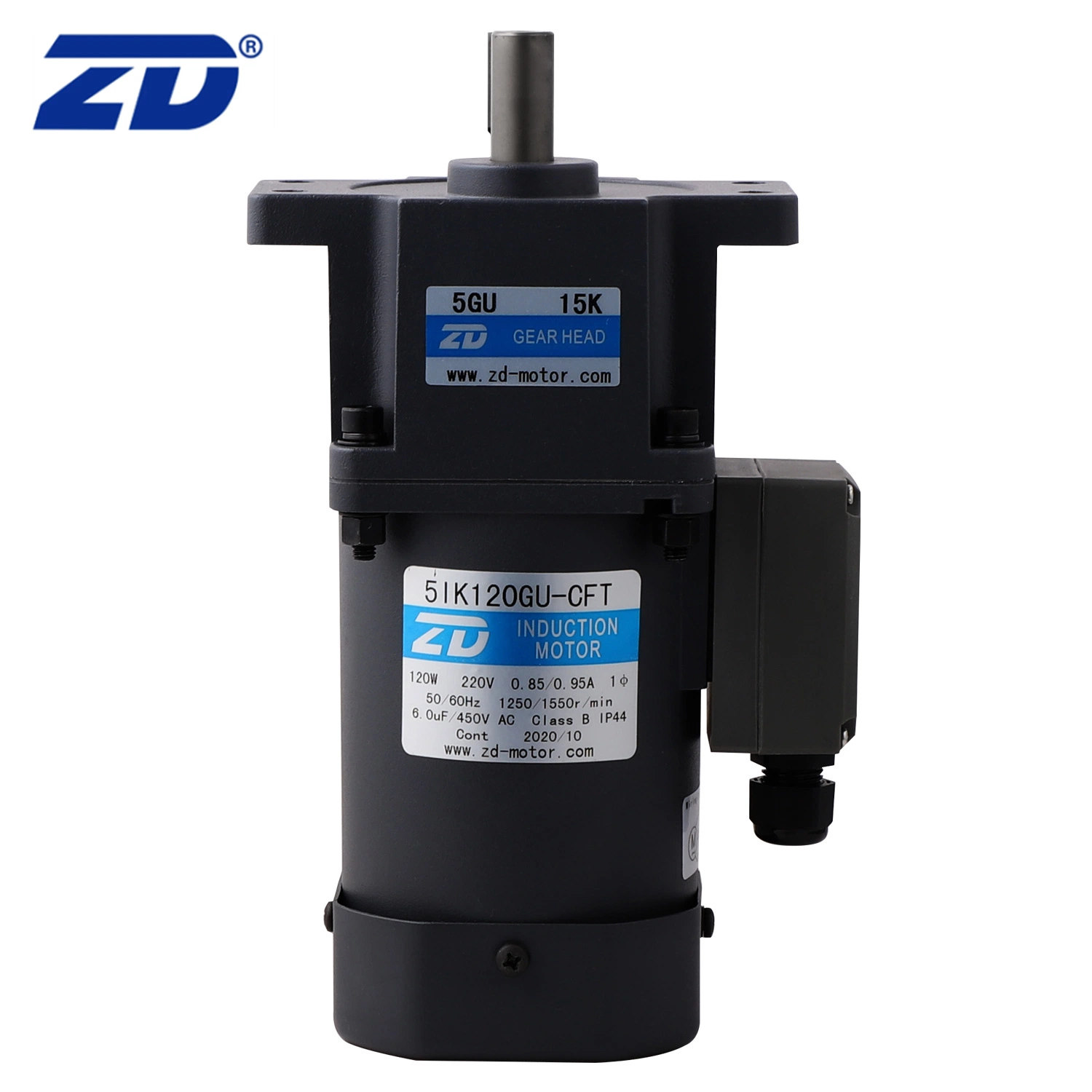 ZD 120W de puissance 3~ 750k Ratio moteur AC électrique de réducteur