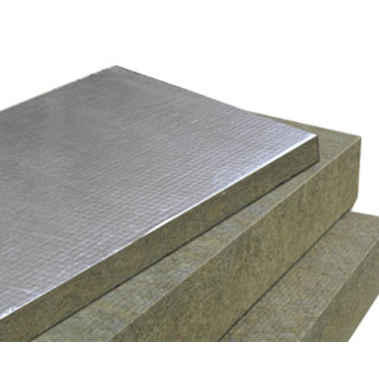 Rock Mineral Wool Felt with Aluminium Foil Fireproof Insulation Board