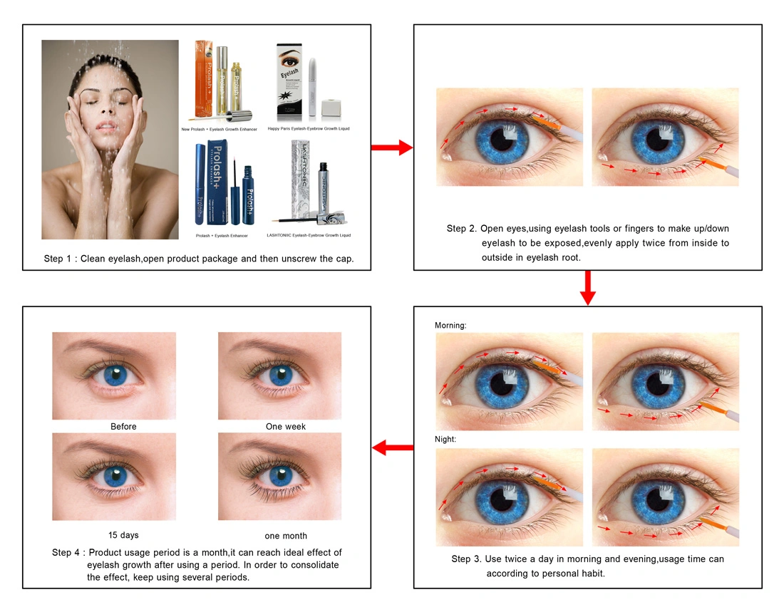 FDA Ce Eyelash Growth Serum Happy Paris Eyelash Growth Serum Eyelash Treatment Product