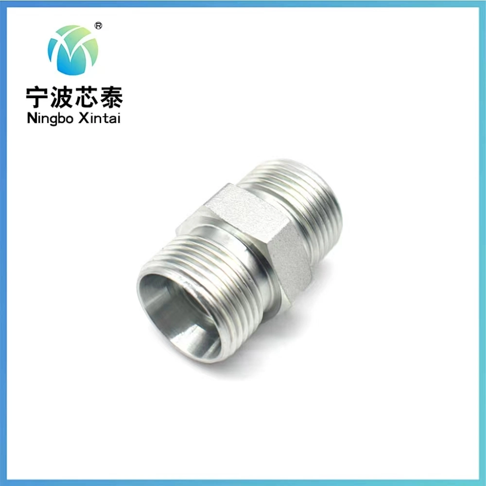 1c 1d Series Metric Male Bite Type Fittings Hydraulic Male Threaded Straight Pipe Fittings