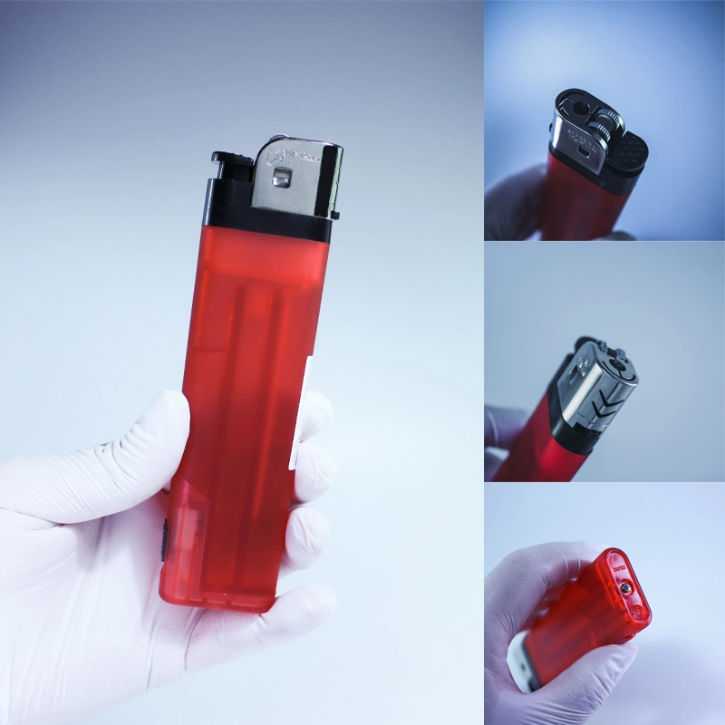 Gas Lighter with LED Light for Cigarettes