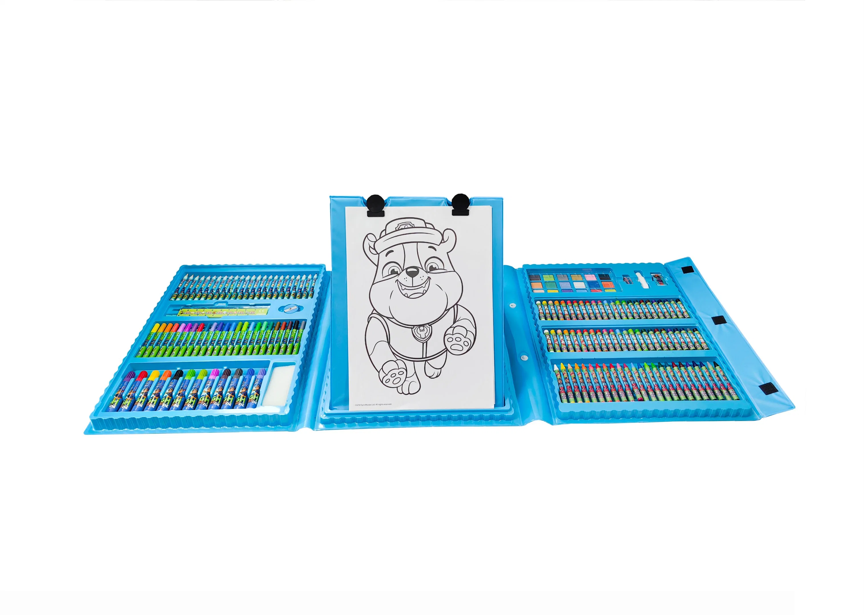 Beliebte Super Mega Trifold 208PCS Kunst-Set mit Easel für Kinder, Zeichnen Kunst-Kits, kreative Easel Fall, Malkunst Zubehör