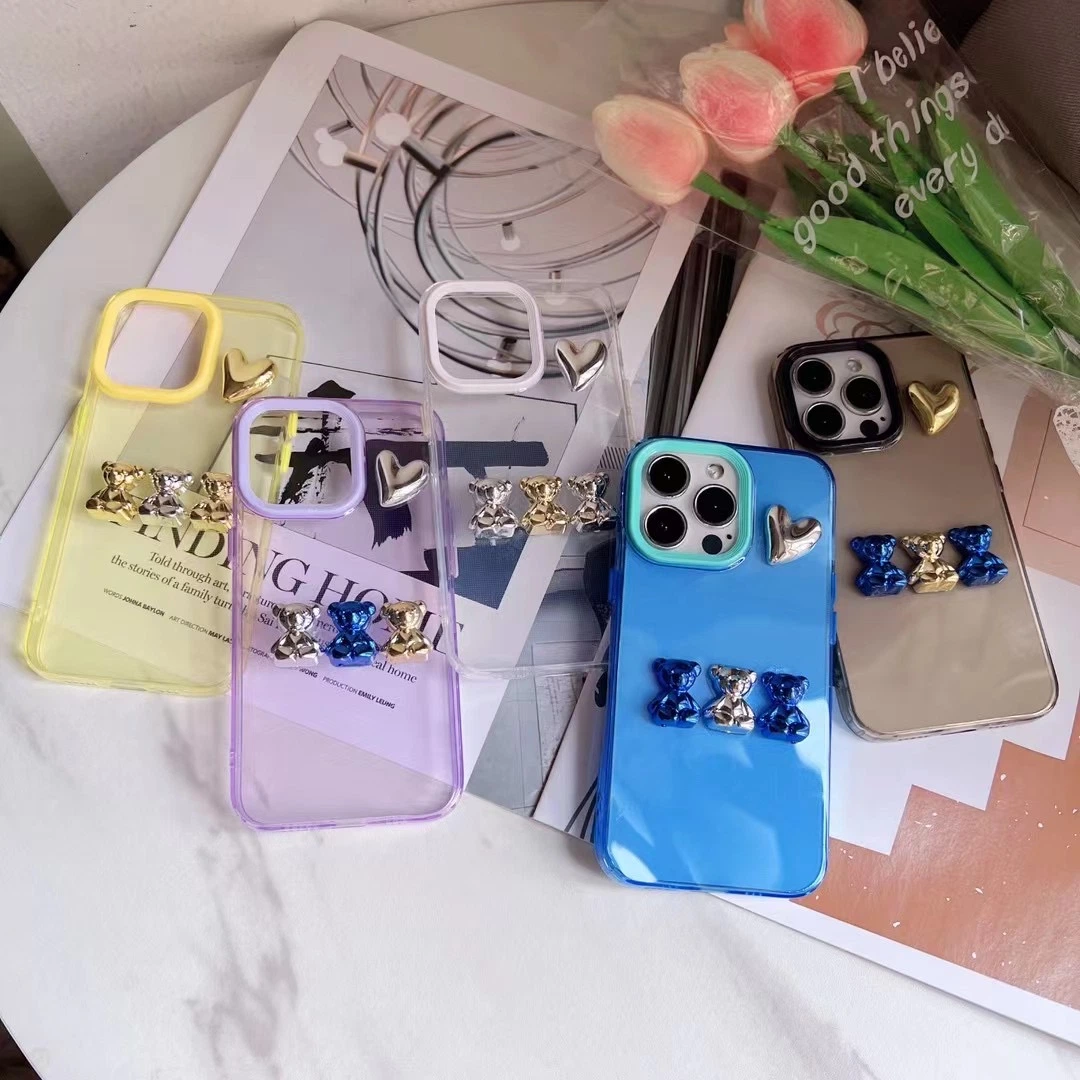 2023 Nuevo Phone Accessories with Cute Design Mobile Phone Case Wholesale Price Fundas for iPhone 11/12/13/14 Back Protector Environmental Carcasas Con Muneca